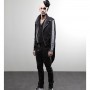 Mister Jack Veste “BIKER TUX” ADIDAS ORIGINALS BY ORIGINALS Gilet MARCHAND DRAPIER Pantalon THE INDIVIDUALIST (S) Chaussures “PRINT PIERRE SOFTY” DR.MARTENS