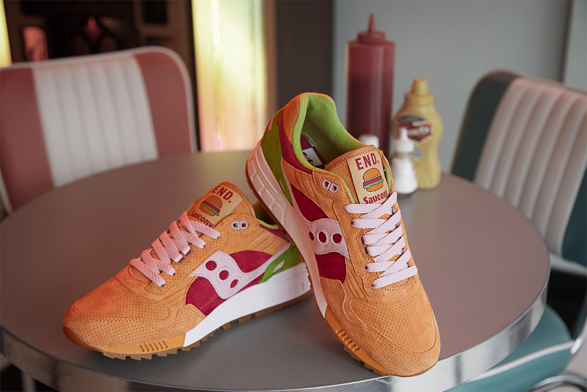 Saucony hotsell end burger