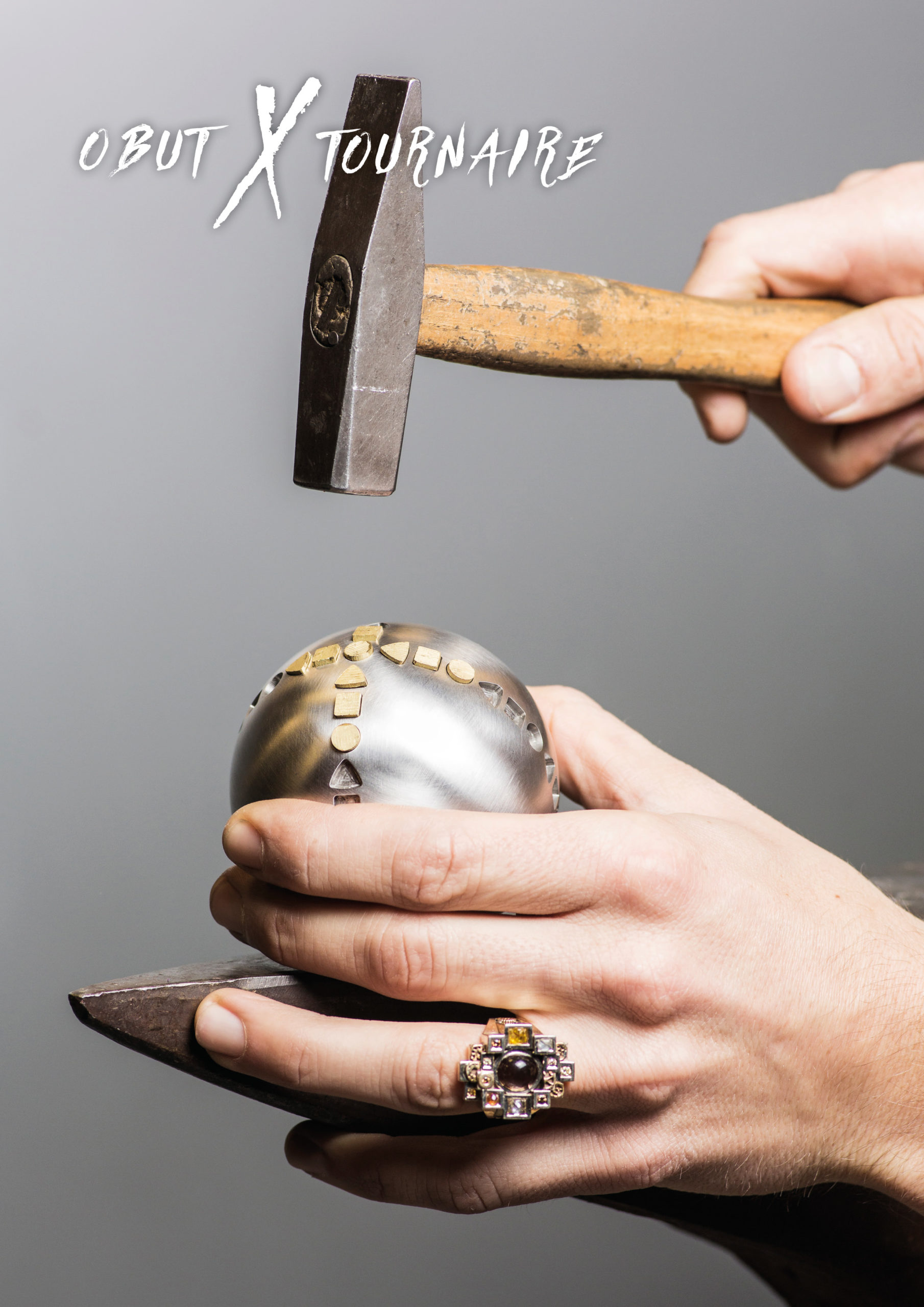 Boules de pétanques Alchimie or et diamants Obut x Tournaire